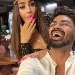 Mahek Chahal Instagram - No friendship is an accident. The moment I met you…. I knew 2 crazy ppl have met each other. Always fun with you ❤️ @ankchikara.artistry India
