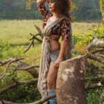 Mahek Chahal Instagram – Go wild for a while. 

Pic by @avidrumz. 
Outfit by @bodhitreejaipur_official 

#naturelovers #goa #photoshoot #actor #model #travel #glamour #fashion #saree #curvygirl #curlyhair Goa