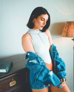 Mandana Karimi Instagram - Nothing speaks like September other than a perfect body suit of Amber.
.
.
.
Swimsuit- @house_of_nm
Jacket- @bluebrew.in
Earrings- @tanzire.co

Styled by @anshikaav
Assisted by @anushaaaaaa10
Production by @socialfabric_
Hair & Makeup by @charlottewang_hmua
.
.
.
.
.
.
#mandana #mandanakarimi #photography #shooting #fashionphotography #photoshoot #bollywoodfashion #collaboration #lifestyle #explorepage #bollywoodactress #bollywood #luxurylifestyle #fashionmodel #model #portraitphotography #makeup #styling #bodysuit #bollywoodactress #modelling 
#shoot #portrait #fashion #ootd #bollywoodlife #fashionshoot  #bollywoodupdate #indoorshoot