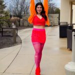 Mannara Instagram - When in Chicago~ Colour 🆙 🍭 🎀 🟧