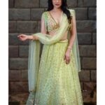 Mannara Instagram - Twirling through the streets in my Regal glory 💚🍃 •Timeless n elegant••