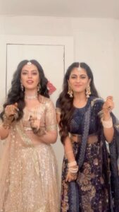 Megha Chakraborty Instagram - #sisters 😀♥️♥️

#meghachakraborty #imlie #cheeni #starplus #reels #reelsinstagram #reelkarofeelkaro #reelitfeelit #reelsindia #trending #fun #shootlife