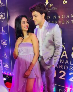 Mugdha Chaphekar Instagram - About last night!
Thank you @internationaliconicaward for this one!
Thank you @kaul_me for the lovely pictures 🙌

Styling: @stylebyriyajn
Assisted by: @riyagarg3882
Outfit: @pariventure.in @nidhirajmadaan
Jewellery: @blingvine
Footwear: @inc5official 
Make up: Gaurav Patil
Hair: @gulshanmazher123 

#internationaliconicawards #bestactress  #love #gratitude #mugdhachaphekar 
✨✨