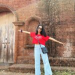 Mugdha Chaphekar Instagram - Always look for the rainbow.. It’s there above my head, look! . #fun #goa . . 📸 @poojabanerjeee Goa