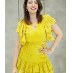 Munmun Dutta Instagram - Live Life In Warm Yellows 💛 . . @stylingbyvictor @sohail__mughal___ . . #munmundutta #postoftheday #yellowaesthetic #ootd #happiness
