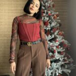 Neha Pendse Instagram - Can’t I keep this tree home all year long ? No I guess!! Ok a quick pic before I pack this gorgeous tree for next year.. ❤️🤎