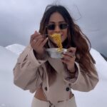 Nia Sharma Instagram - In The Majestic Mountains of Gangtok This will remain my Vice for life… #maggielover Sikkimmmmmm … So Glad I made it here..😍👌 #ropewaysikkim Changu Lake, Sikkim