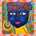 Nimrit Kaur Ahluwalia Instagram - // number 4 🐲 art inspired by drawings made by physically & mentally handicapped children at Umang, Jaipur. #amateurartist #paintyoursorrowsaway #selfcarematters #mentalhealthmatters