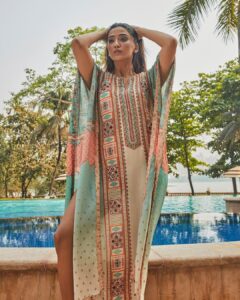Nimrit Kaur Ahluwalia Instagram - On the cover of @fablookmagazine Wearing this kaftaan from @shilpiahujaofficial styled by @milliarora7777

Editor & Founder @milliarora7777
Co founder @ankkit.chadha2222
Sunglasses @bavincis.official
Mua @meerabhandarimakeovers
Hair @amuthevar
Footwear @crimzonworld
Assistant stylist @styled_by_tanisha
Shot by @tanvivoraphotography
Location courtesy @westinmumbaipowai
PR @picturenkraftofficial @parulchalwa9
