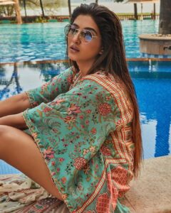Nimrit Kaur Ahluwalia Instagram - On the cover of @fablookmagazine Wearing this kaftaan from @shilpiahujaofficial styled by @milliarora7777 Editor & Founder @milliarora7777 Co founder @ankkit.chadha2222 Sunglasses @bavincis.official Mua @meerabhandarimakeovers Hair @amuthevar Footwear @crimzonworld Assistant stylist @styled_by_tanisha Shot by @tanvivoraphotography Location courtesy @westinmumbaipowai PR @picturenkraftofficial @parulchalwa9