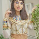 Niti Taylor Instagram - Feeling like a Queen because I'm doing something I've never done before!! It takes a lot of courage to try something new and even more effort to make it successful 😇🥺 This week I've come out of my comfort zone and loved every bit of it ❤️❤️ Don't forget to catch my unique Egyptian style queen of a performance on Jhalak Dikhlaa Jaa... and most important- Don't forget to VOTE for meee 😬😬
