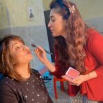 Oindrila Sen Instagram - She got the Beeest Makeup Artist ever 🎭 Wat say @papiyachanda ?? #instamood #instagram #instalike #instafashion #reels #reelsinstagram #reelitfeelit
