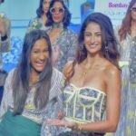 Palak Tiwari Instagram - Eshaaaa it was such a pleasure walking for you, thanking you for trusting me with your special day.💙💙💙💙 Couldn’t have asked for a better designer for my first walk💙💚💚 @eshaamiin1 @bombaytimes @eshaamiinlabel1