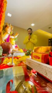 Parag Tyagi Instagram - #blessed #grateful #love #ganpati #bappa #ganesha