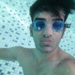 Paras Chhabra Instagram - #pout #selfie #inwater #swimmingpool #swimming #swimm #glasses #kiss #instagram #instapic #pose #picoftheday #superman #supermanpose #swaggers #happy #chilling #lifestyle #nostress 🏊🏊