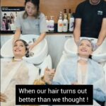 Parull Chaudhry Instagram - When the results exceed your expectations....... in this case it’s our hair colour results 😃 Thanks @sameersalmani @sameersalmanitheartist 😍 #charulmalik #parulchaudhary #trending #trendingreels #transitionreels #reels #instagramreels #reelsinstagram #haironpoint #transformation