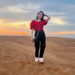 Preethi Asrani Instagram – Carpe diem! ☀️
.
.
#dubaidays
#dessertsafari🐪