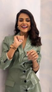 Priyanka Chahar Choudhary Instagram - So, so much love for all you! ❤️❤️❤️ Thank you so much for your unconditional love and support 🥺❤️🥰

#Grateful 🙏

Outfit: @estiana x @insyncdigitals

#PriyankaChaharChoudhary #Priyankit #PriyankaPaltan #AnkitBattalion

@talkies_ccm