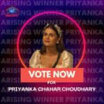 Priyanka Chahar Choudhary Instagram - She's had one of the toughest journeys this season, and has faced every challenge thrown at her head-on! From braving hurdles to inspiring millions to stand up for themselves along the way, if it's anyone who deserves the trophy, it's Priyanka Chahar Choudhary! So let's get together and vote for our Queen, and bring home the trophy! Here's how you vote! • Log on to Voot App/Voot.com or My Jio App • Go To Bigg Boss section • Click on Voting option • Select PRIYANKA • Submit your Vote Voting Lines are open until Sunday 12 p.m. Head onto Voot App/Website and MyJio App now! VOTING LINES ARE OPEN UNTIL SUNDAY 12 P.M. #PariForTheWin Head Stylist - @roshni0819 Outfit - @dee.monash @colorstv @endemolshineind #PriyankaChaharChoudhary #PriyankaPaltan #PariForTheWin #VoteForPriyanka #PriyankaFTW #BBQueenPriyanka #PriyankaIsTheBoss #PriyAnkit #BiggBoss16 #BB16 #Trending #fashion #explore #instagood