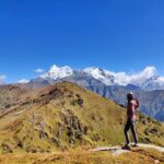 Raghav Juyal Instagram - Ali Bedni Bugyal trek done ✅ In frame: @gracenpride What a view 😍 Join our next batch on 12th October. Dm for details 🤠 . . . . . . Follow @prakshep.bisht for rural lifestyle living experience! Follow our latest venture: @maatidera For trekking, camping and hiking DM @gotravist . #trek #camp #europe #train #incredibleindia #running #climbing #health #maatidera #fitness #food #love #mountains #world #mountaineering #explore #travel #tour #outdoors #gotravist #himalaya #himalayan #peaks #snow #summers #winters #uttarakhand #ruralifestyleliving #nature #pahadiprakshep Ali Bedni Bugyal Trek