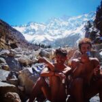 Raghav Juyal Instagram - During our camping days @ajaindra888 Malari, Uttarakhand, India