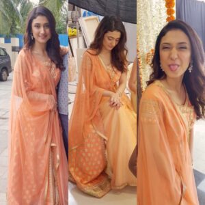 Ragini Khanna Instagram - #shootdiaries #funonsets #indian #peachesandcream 🍑
