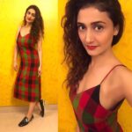 Ragini Khanna Instagram - #ootd #aboutyesterday in a @summation.womenswear and @zara shoes styled by @eshaoberoi assisted by @mitanshii #gurgaonthefilm 4th august #markthedate✒️ #gurgaonpromotions