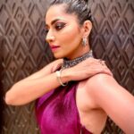 Ridheema Tiwari Instagram - A little Contour and Confidence Outfit @vioriccaofficial Jewellery @itahdnura Styling @instylewithaditi #winegown #glamglam #casinostyle #partystyling #phuket #phuketthailand #thailand #ridhiematiwari #jewellerydesign #jewelletyaddict JW Marriott Khao Lak Resort & Spa