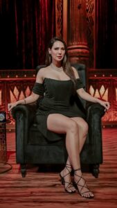 Rochelle Rao Instagram - You better watch this!! We are coming to take over your screens this weekend!! On India's laughter champion at 9.30 pm. Sat & Sun on @sonytvofficial & @sonylivindia

Styled by @anishagandhi3 & @rochelledsa 
Outfit: @selvagestory.co
Earrings: @tuula.jewellery 
Jewellery: @minerali_store
Heels: @paioshoes
Assisted by @styledbynishhh 
HMU @sharaddhamnaskar @salunkhevaishali 
Shot & edited by @lalitcrock1738