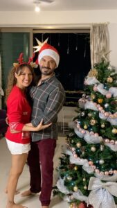 Rochelle Rao Instagram - #happybirthdayjesus Decor Explosion in our home!! Sending the love of  Jesus to you & your family today! Love the @veromodaindia Christmas Sweater!