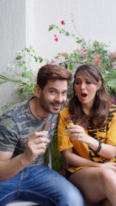 Rochelle Rao Instagram - Don’t ask what happened after this … worst day of my life 😂

#couplegoals #funnyreels #funnyvideos #reelitfeelit #enjoy 💝💝