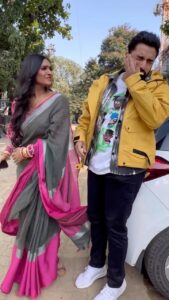 Rohit Suchanti Instagram - Time hi kharabh chal raha hai 🤣🤣🤣🤣🤣

#funny #rishmi #bhagyalakshmi