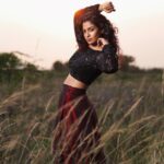 Roshini Haripriyan Instagram - She who leaves a trail of glitter is never forgotten ♥️ Styled by @paviiiee_08 Outfit: @soul__spectrum Photography Team: @shotsbyuv @blackshadowsfotography @sat_narain #roshniharipriyan