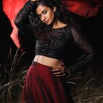 Roshini Haripriyan Instagram - She who leaves a trail of glitter is never forgotten ♥️ Styled by @paviiiee_08 Outfit: @soul__spectrum Photography Team: @shotsbyuv @blackshadowsfotography @sat_narain #roshniharipriyan