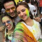 Sanaya Pithawalla Instagram - Bura na Mano holi hain 💙💜🧡💚💛