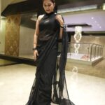 Sapna Choudhary Instagram - हाँ हमें “काला” बेहद पसन्द है , मगर दिल ❤️ में नही …. Outfit by @ratnavati_collection09 #instagood #blackgirlmagic #blacksaree #sapnachaudhary #sapnachoudhary #sapnaharyanvi #desiqueen #desi #blacklove #positivevibes #positivity #thankgodforeverything