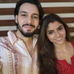 Sayantani Ghosh Instagram - Happy pujo from us 🌹 @anugrah0070 . . #pujo #happypujo #navratri #happy #family #festival #festive #indianfestival #together #mrandmrs #togetherness #instagram #instagood #instadaily #instalike #instalikes #instalove #instalovers #postoftheday #instapost #instaphoto #love #sayantanighosh