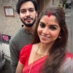 Sayantani Ghosh Instagram - Subho Ashtami 🌺 . . . @anugrah0070 . #pujo #ashtami #subhoashtami #durgapuja #happypujo #bestwishes #blessings #seekblessings #prayers #maadurga #bengali #duggadugga #together #happiness #happy #smile #mrandmrs #love #festival #indianfestival #navratri #instagram #monday #instalike #instalikes #postoftheday #instalove #haveaniceday ❤️