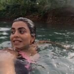 Shenaz Treasurywala Instagram - Where does your thrill in life come from? My thrill comes from discovering something new in nature. That’s what keeps me alive, that’s what keeps me glowing and happy. I need that adrenaline in my life. Is there anything as exciting as discovering a lagoon and jumping into the unknown? What keeps you going? #travelwithshenaz #travelhotelsmiles @goproindia