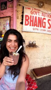Shenaz Treasurywala Instagram - Since yesterday was Holi- tell me- have you ever tried Bhang? What was your experience? Did you go to the moon 🌓? This is Mr Bhang. He’s the most famous Bhang seller in Rajasthan and perhaps India. #holi #bhang #celebratingfestivals #travelromancesmiles