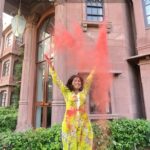 Shenaz Treasurywala Instagram - Laathi- Maar Holi or Kapde-Faad Holi? Which Holi are you playing today? India has a culture as vibrant as the many colours of Holi and it is celebrated in unique ways all across the country. Some of my favourite Holis are: 1. Mathura- The streets are filled with people coloured from head to toe. There is laddu mar holi, sukhi holi, water holi... the list is endless. People come here from all over the world to witness this beautiful festival in all it’s glory. 2. Barsana- Although in Mathura, this place deserves a special mention. According to the legend, Lord Krishna wanted to spray the colours on his beloved Radha on the day of Holi. But, as Krishna and his friends entered Barsana they were playfully greeted with the sticks by Radha and her friends who drove them out of Barsana. Following the same trend, every year the men of Nandagaon visit Barsana during the time of Holi and are greeted by women who playfully hurl sticks (aka lathi) on them.  3. Vrindavan- One of the highlights here is the Widow Holi. As per old traditions, widows wear white and are expected to lead a colourless and simple life. But on the special day of holi they get together, dance and colour each other with Gulaal breaking out of the monotony of their everyday life. 4. Pushkar- I think the name Kapda Faad is enough to have every one’s attention. Yes, in Pushkar, once everyone is covered with colour, the crowd begins to tear each other’s clothes and starts to hang them on a wire. They continue doing this till the wire breaks with the weight. It’s truly a fascinating tradition! 5. Sangla- This quaint little village in Himachal, usually quiet, comes alive on Holi for a two day long celebration.There is a lot of singing, dancing and the local wine called Phasur flows freely. When one festival is celebrated in so many different ways in just one country, it makes me proud of the diversity of our culture and traditions and no matter how much of it I explore, there is so much more yet to be explored. Tell me which Holi fascinated you the most and is the one you would like to visit? #happyholi #travelromancesmiles