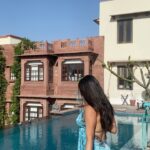 Shenaz Treasurywala Instagram - Do you like to stay in old heritage hotels or new modern swanky ones? It was SO HOT, I jumped into the pool with my dress on 😎 Welcome to the most instagramable home in Jodhpur! The Daspan House. A 1921 home turned into a vibrant hotel in Jodhpur. I love the mix of the old heritage home and the new fittings and modern flooring!!! Perfectly designed. If you don't stay here, at least go for a meal or a drink when in Jodhpur! I loved my time at Daspan. The two handsome young, hospitable men who run the place were the cherry on top ;) @daspanhousejodhpur #heritagehotels #swankyhotels #jodhpur #travelromancesmiles