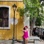 Shenaz Treasurywala Instagram - How did you kickstart your week? How was your Monday? Monday for me is back in the office which is on the road. I cannot get enough of Pondicherry. It may be hot but all these mustard buildings and benches and tree lined boulevards are keeping me cool. My week has started off on a colourful note. Tell me about you. #travelwithshenaz #shenaztreasury #travelindia #traveldiaries