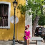 Shenaz Treasurywala Instagram - How did you kickstart your week? How was your Monday? Monday for me is back in the office which is on the road. I cannot get enough of Pondicherry. It may be hot but all these mustard buildings and benches and tree lined boulevards are keeping me cool. My week has started off on a colourful note. Tell me about you. #travelwithshenaz #shenaztreasury #travelindia #traveldiaries