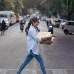 Shivangi Khedkar Instagram - Walking into the weekend like 🍕 #saturdayvibes #pizzaweekend @tosspizzeria_