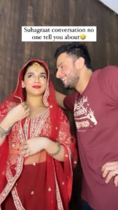 Shivani Jha Instagram - *tells 
Tumko karni padegi! 😂🤣 @leenesh_mattoo 

#reels #explore #trending #relationshipgoals #couplegoals #relatable