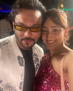 Shivya Pathania Instagram - Shiny Glittery Nights calls for a Big celebration..
When you take mirror selfie’s and selfies coz you ain’t got time other thn reliving moments with the people you love and admire..
And ofcourse my biggest distraction in the world,The warmth of a tiny Cato cat clicked by @mallika_singh_official_ 🙇‍♀️🥳
Happy Happy to @swastikproductions #swastikfamily 
Congratulations to entire team that takes everyone ahead like a family forever ❤️
.
An epic Radhakrishna #1000 episodes night!!
P.S. you live so much you forget to post!! 
@beatking_sumedh krishnaaa❤️ 
 A show that has my heart and soul and everything divine❤️🧿🧿🧿
