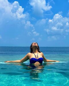 Shivya Pathania Instagram - 🌊🌊🌊
The Water Villas @bandosmaldives 
Are Breath taking 🌊💙