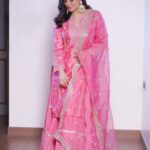 Shraddha Arya Instagram - Wearing: @gopivaiddesigns Jewelry: @aquamarine_jewellery Photography: @abhay_r_kirti Managed by: @knackfortalent