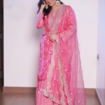 Shraddha Arya Instagram - Wearing: @gopivaiddesigns Jewelry: @aquamarine_jewellery Photography: @abhay_r_kirti Managed by: @knackfortalent